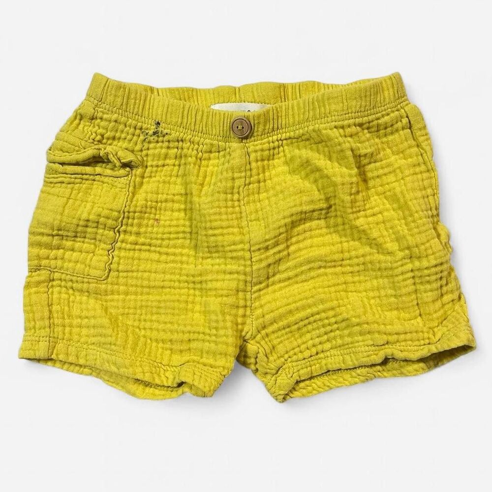 Zara-kids Women's Yellow and Green Shorts